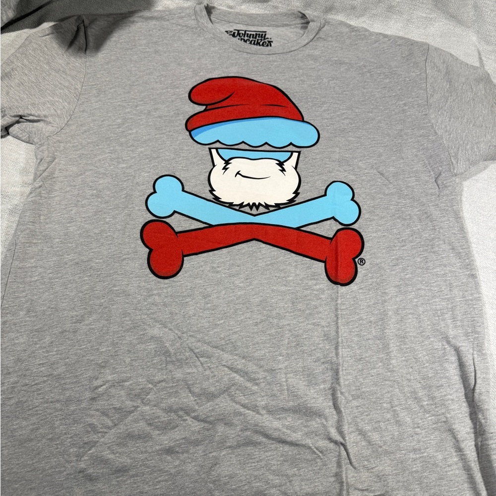Johnny Cupcakes-papa Smurf XL T-Shirt